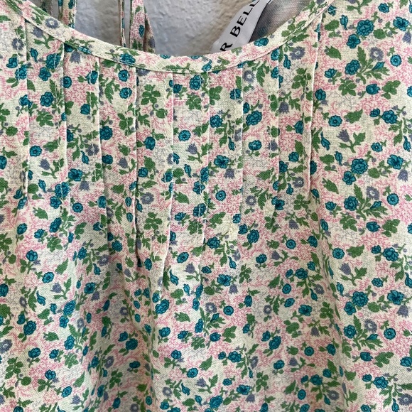 Hunter Bell Vintage Floral Claudia Puff Sleeve Top Blouse Shirt Size Medium - Picture 10 of 12